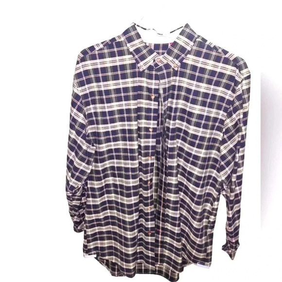 Mens Izod Button Down Long Sleeve Shirt - Picture 1 of 3